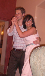 George and Annah dancing